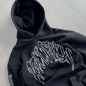 Jersey estilo pantalla impresa hombres chaqueta Casual Sudadera con capucha chaqueta cremallera sudadera hombres moda ropa deportiva hombres Sudadera con capucha - Product Image 5