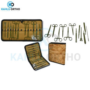 ชุดเครื่องมือทางชีววิทยาการผ่าตัดผลิตในปากีสถานชุดเครื่องมือสัตวแพทย์ที่เกี่ยวกับศัลยกรรมกระดูกของ Kahlu 13ชิ้น - Product Image 2