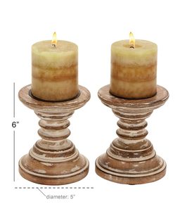 Bougeoir élégant en bois se tient fabriqué à la main en Inde pour les décorations de table de fête de mariage de Noël exportation de haute qualité - Product Image 6