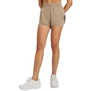 Nouveaux shorts de sport respirants à séchage rapide pour femmes, anti-déchirure, taille haute, rétractables, pour la course à pied, la salle de sport, le fitness, le yoga Lulu - Product Image 1