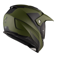 Nuevo Casco Cross ASTONE XM6 SHAFT Resistente a la Intemperie, ABS, Blanco Brillante/Titanio Mate/Marrón Militar, 1 Año de Garantía, Tallas XS-2XL, Para Todas las Estaciones