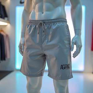 Meilleur short de plage respirant sur mesure de créateur pour hommes Short de bain surf Trunks Short de surf pour hommes avec poches et cordon de serrage - Product Image 1