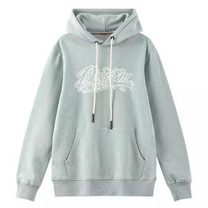 เสื้อฮู้ดดี้ผู้ชายผ้าฝ้ายฟลีซ 100% น้ำหนัก 340 กรัม ระบายอากาศได้ดี คุณภาพสูง สำหรับฤดูหนาว ทรงหลวม ไหล่ตก มีกระเป๋า ไซส์ใหญ่ สไตล์สตรีทแวร์ สีพื้น - Product Image 5
