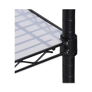 Alera Juego de 4 piezas de plástico transparente de 36 pulgadas. X 18 Pulgadas Forros Antideslizantes para Estantes, Paquete de 4 para Estanterías de Alambre ALESW59SL3618 - Product Image 4