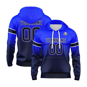 Sweat-shirt à capuche en coton lourd personnalisé pour homme, motif cœur surdimensionné, double face, coupe ample, style européen, streetwear, pull-over - Product Image 1