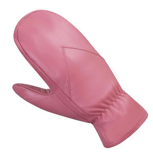 Moufles en cuir personnalisées pour cadeaux d'entreprise avec doublure chaude et design unisexe élégant pour les saisons froides - Product Image 5