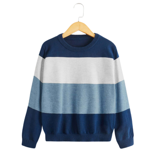 Pulls pour enfants Fournisseur de gros Fabricant de tricots en coton Pull doux et chaud pour vêtements d'hiver - Product Image 5