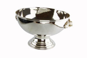 Cuenco de Plata Sheffield Hecho a Mano, Tradicional y Clásico de la Familia Real, con Elegantes Asas de Uva, Metal Duradero para Uso en Todas las Estaciones - Product Image 4
