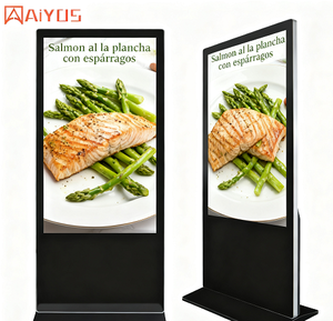 Aiyos siêu mỏng màn hình cảm ứng Totem: Wifi & <span class=keywords><strong>Bluetooth</strong></span> kích hoạt LCD kiosk với biểu tượng tùy chỉnh - Product Image 2