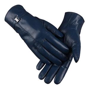 Gants thermiques imperméables à écran tactile en cuir pour femmes, motocross, cyclisme hivernal, VTT, moto, respirants, style hip-hop - Product Image 1