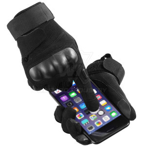 Gants de moto avec coque rigide de protection, design respirant, poignet réglable, équipement de sport pour la conduite à moto - Product Image 2