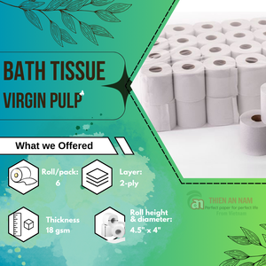 Durable Disposable 2-Ply Virgin Wood Pulp Jumbo Size Personalized Hygienic <b>Toilet</b> Paper <b>Roll</b> - Product Image 2
