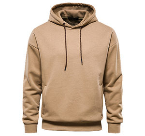 Sweat à capuche pour homme en coton 100% lourd, surdimensionné, personnalisable, imprimé, pas cher, sweat à capuche décontracté en molleton pour homme, vente en gros OEM - Product Image 3