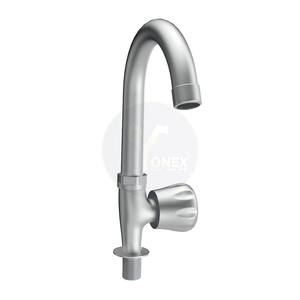 Single <b>Basin</b> Tap Water Fitting With Curved Spout Smooth Control Knob And Steady Flow Suitable For Hot And Cool Water Use - Product Image 2