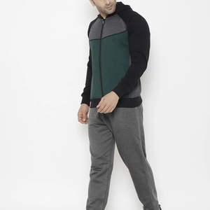 Survêtements pour hommes en molleton respirant, coupe ajustée, personnalisables avec votre propre design, fabrication en usine, marque privée, sport de plein air pour hommes - Product Image 4