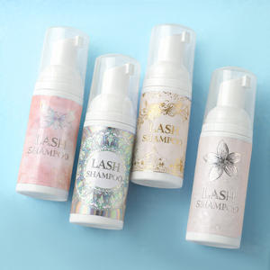Shampoo pour cils de marque privée, disponible en pack premium OEM, 50ml, 100ml, 200ml, nettoyant moussant pour paupières, démaquillant, outils pour cils - Product Image 1