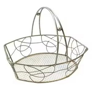 Cesta de fruta de Metal de lujo, organizador decorativo elegante para mesa de comedor, encimera de cocina, hogar duradero moderno - Product Image 6