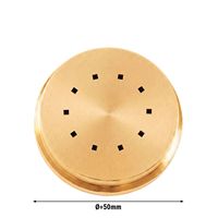 Emporte-pièce à pâtes en laiton (fini bronze) - Spaghetti alla Chitarra 2x2mm - compatible NMH5 - 50mm