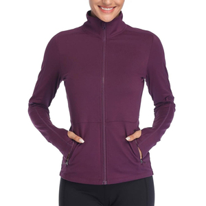 Women <b>Jacket</b> High Quality Control Spandex Polyester Comfortable Windbreaker Long Sleeve Zip up Gym Fitness Training <b>Yoga</b> <b>Jacket</b> - Product Image 2