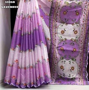 เสื้อโคตาส่าหรีปักลายดอกไม้พร้อมเสื้อผ้าคุณภาพส่งออก - Product Image 3