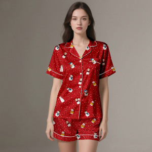 2025 Dây Đeo Mới Sang Trọng Lụa Satin Thoáng Khí Pjs Cho Phụ Nữ Bốn Mùa Bộ Đồ Ngủ Thiết Lập Thoải Mái Homewear Ngủ - Product Image 6