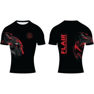 Rashguard de BJJ en nylon durable personnalisé, long, protection UV, anti-UV, compression respirante et confortable - Product Image 1