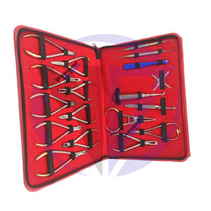 Kit de Alicates de Ortodoncia para Cirugía Dental, Herramientas Manuales de Acero Inoxidable, Instrumentos Básicos, Manual Quirúrgico Wenquar, 19 Uds. - Product Image 6
