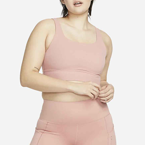 2025 femmes haut pour Impact sport Yoga soutien-gorge Sexy dos croix sangle tissu doux personnalisé Fitness fabriqué au Pakistan grande taille - Product Image 3