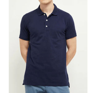 Camisetas Polo de Manga Corta, Corte Regular, Color Sólido, 100% Algodón, Camiseta Casual con Diseño Personalizado - Product Image 1