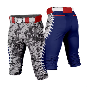 Short en jersey de baseball respirant sur mesure pour hommes et pantalon uni grande taille vêtements de sport en gros - Product Image 2