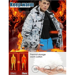 Chaquetas de Esquí Impermeables para Invierno 2026, Ropa de Nieve para Exteriores, Chaquetas de Esquí Deportivas para Parejas, Abrigos de Snowboard para Hombre y Mujer - Product Image 3