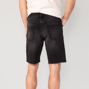 กางเกงยีนส์ขาสั้นของผู้ชายกางเกงขาสั้นแบบวินเทจทรงเรียวดีไซน์แบบย้อนยุคแบบลำลอง - Product Image 3