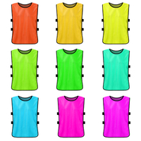 Gilet de sport Logo personnalisé Sports d'équipe Pinnies Maillots pour adultes Jeunes Bavoirs de football de basket-ball Maillots d'entraînement