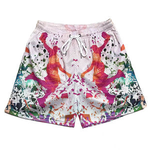 กางเกงขาสั้นสำหรับวิ่งกีฬาผ้าโพลีเอสเตอร์แห้งเร็วระบายอากาศได้ดีติดโลโก้ได้ตามต้องการแบบ100% - Product Image 6