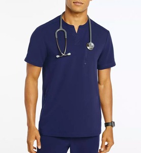 Uniforme médical de haute qualité pour médecin, tissu extensible en spandex, personnalisable, usage hospitalier - Product Image 3