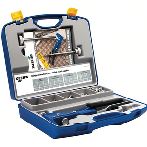 GESIPA Boîte d'assortiment de 156 rivets aveugles M4-M6 avec pince GBM10 dans un étui en plastique pour l'artisanat, la rénovation et les projets de bricolage - Product Image 3