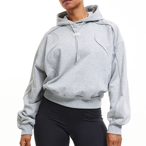 Venta al por mayor de sudaderas con capucha personalizadas para mujer, sudaderas con capucha personalizadas unisex de alta calidad, sudaderas con capucha lisas para mujer a la moda - Product Image 6