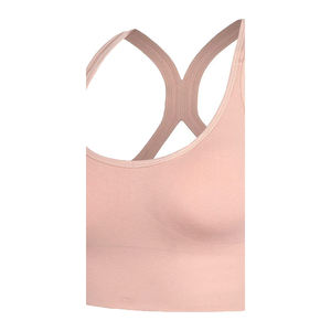 Soutien-gorge de sport AFFORD INTERNATIONAL pour femme, simple, avec logo sur le devant, dos croisé réglable, maintien élevé, écologique, respirant, séchage rapide - Product Image 3