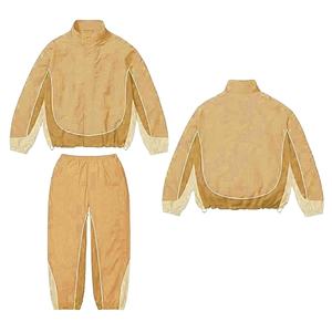 Conjuntos de ropa de trabajo de estilo Vintage de alta calidad, chándales cortavientos ajustables de nailon resistentes personalizados de Color 2026 - Product Image 6