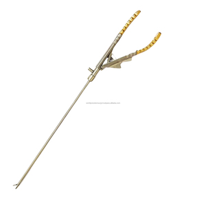 Laparoscopic Needle Holder Forceps Curved Jaw Stainless Steel <b>Electric</b> Re-usable Surgical <b>Instrument</b> ISO13485 Certified CE - Product Image 5