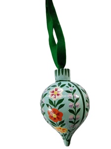 Noël oiseau compte-gouttes UV imprimé maison fête décor suspendu verre artisanat caractéristique vacances Style oiseau compte-gouttes boule arbre ornements - Product Image 3