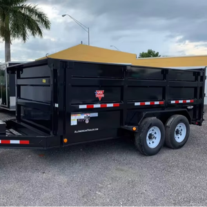 Remolque agrícola/dump 7x16 con laterales altos de 4' en venta a bajo precio - Product Image 1