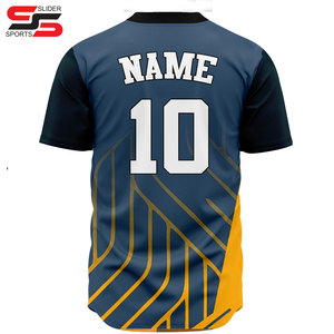 Maillot de baseball personnalisé avec motif brodé Maillot de streetwear Vente en gros Tackle Twill Maillot de baseball pour jeunes - Product Image 4