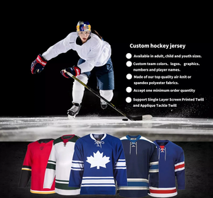 2025 nouvelles couleurs personnalisées maillot de Hockey réversible Sublimation maillot de Hockey sur glace vêtements de Hockey - Product Image 5
