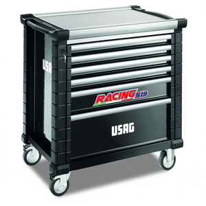 Armoire à outils à roulettes Usag Racing avec 6 tiroirs, armoires à outils vides - Product Image 2