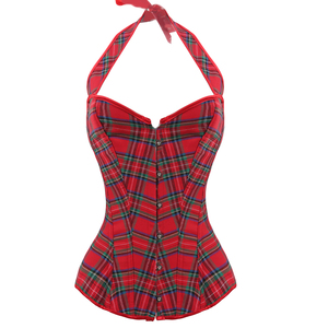 Corset bustier en dentelle de coton, haut de clubwear, ceinture de maintien de la taille, corset sur le buste, <span class=keywords><strong>rouge</strong></span>, sexy, gothique, respirant - Product Image 3