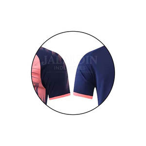 Uniforme de volley-ball pour hommes de haute qualité, nouveau design, logo personnalisé, col rond, manches courtes - Product Image 6