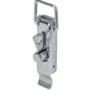 Loquet à bascule VORMANN en acier bleu zingué, hauteur 110 mm, largeur 37 mm, option d'étanchéité - Product Image 3