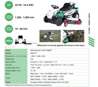 Tondeuse à gazon Orec Rabbit RM982 à essence 5,5 CV, qualité DIY, avec bac de ramassage de 300L, meilleur prix, en vente pour l'Europe/les États-Unis/l'Océanie