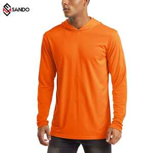 T-shirt à capuche à manches longues pour homme, 2 pièces, impression de logo, 100 coton, quantité minimale de commande - Product Image 5